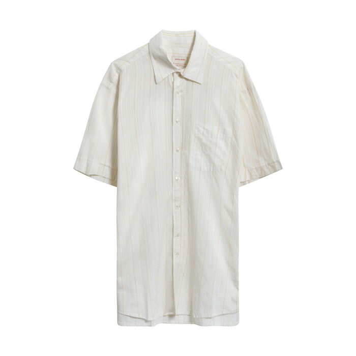 Pierre Cardin Vintage Short Sleeve Men's Striped Shirt