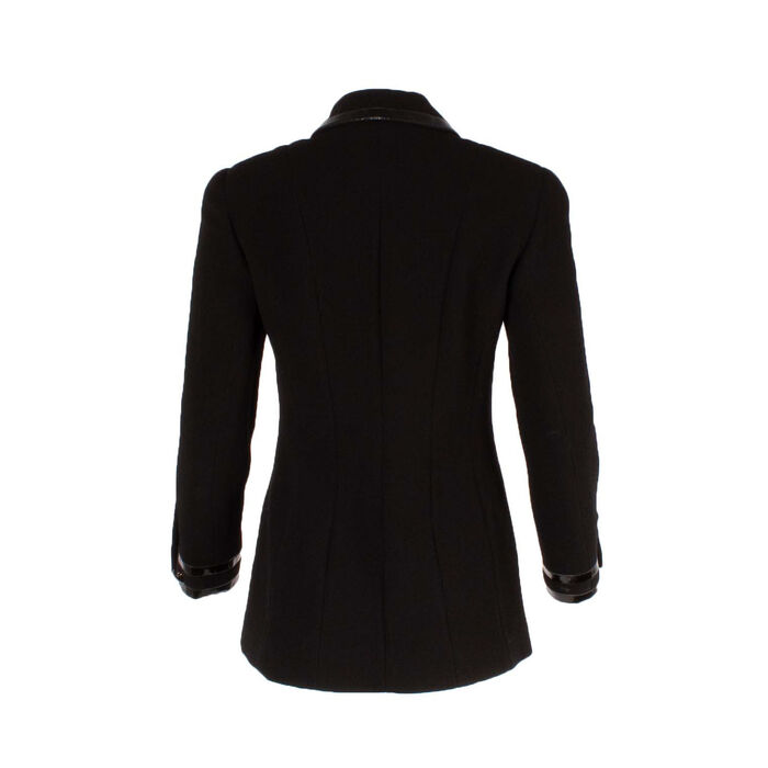 Chanel Boutique Patent Trim Jacket