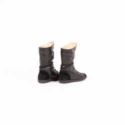Chanel Perforated Leather Boots