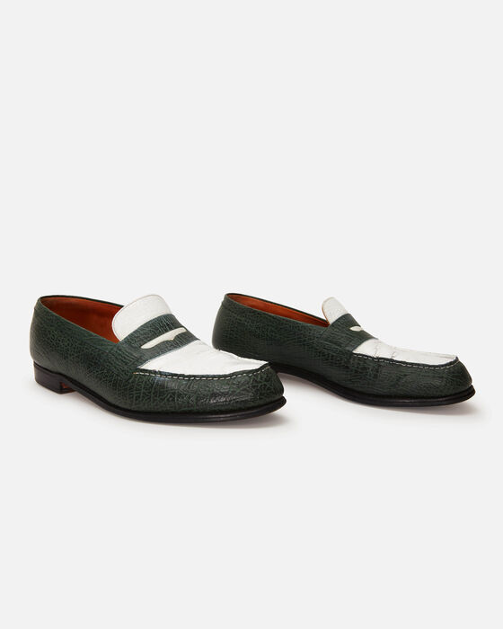 Custom Alligator Skin JM Weston 180 Loafers