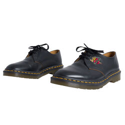 Vintage Dr. Marten's Supreme Shoes with Heart Cross-stitching