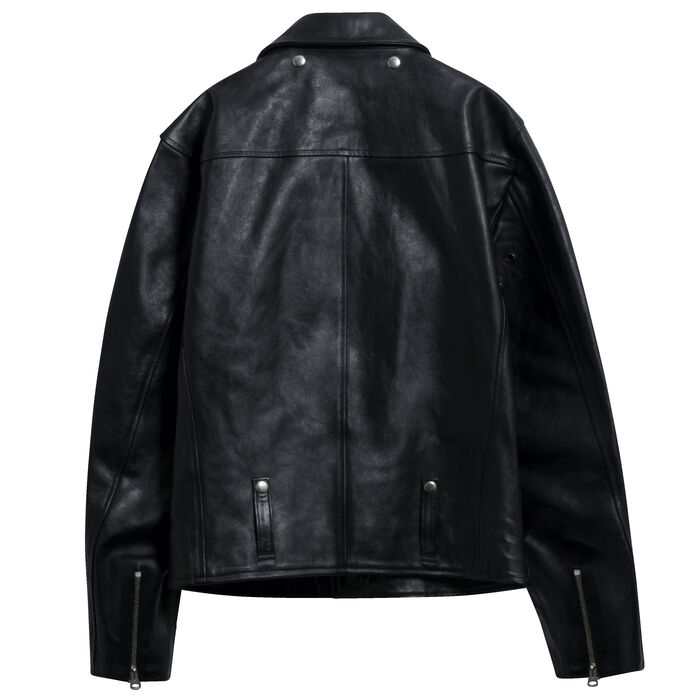 Golden Goose Camo Lined Leather Jacket