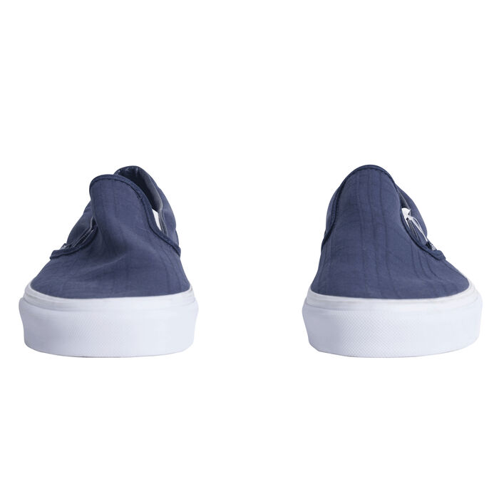 Vans Classic Slip-On Tonal Plaid Dress Blue/ True White