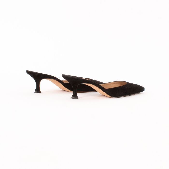 Manolo Blahnik Carolyne Backless Mules
