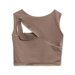 Khaki Cut Out Top