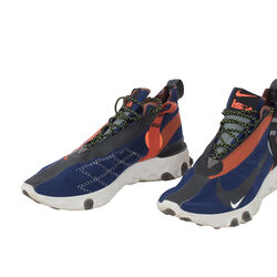 Nike Men's React Runner Mid WR ISPA Blue Void/Team Orange Synthetic