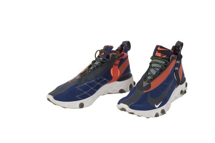 Nike Men's React Runner Mid WR ISPA Blue Void/Team Orange Synthetic