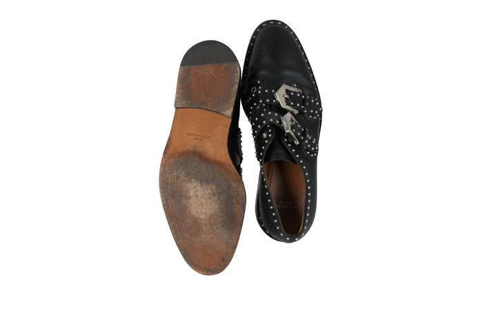 Givenchy Elegant Studded Double Monk Oxford