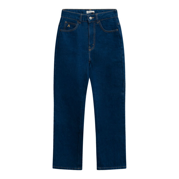 Attico Blanca Cropped High-Rise Flared Jeans