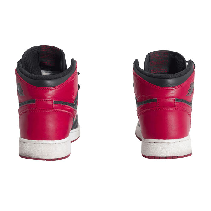 Nike Air Jordan 1 Mid Basketball Shoes - Red/Black