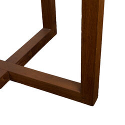 Wooden Glass Side Table