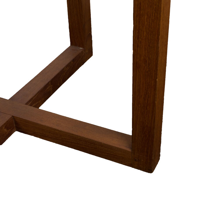 Wooden Glass Side Table