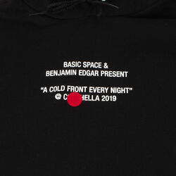 Basic Space x Benjamin Edgar "A COLD FRONT EVERY NIGHT" Hoodie