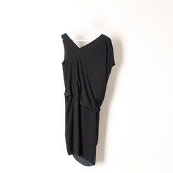 Helmut Lang Asymmetric Jersey Dress