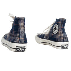 Converse Chuck Taylor All-Star 70s Hi Plaid - Navy