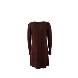 Balenciaga Knit Burgundy Sweater Dress
