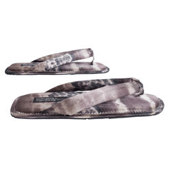 Pedro Garcia x Raquel Allegra Kaname Kimono Tie Dye Sandals - Purple
