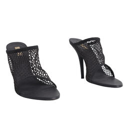 Yeezy Season 6 Graphite Mesh Heels