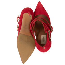 Valentino Buckle Point-Toe Stiletto Heel