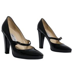 Jimmy Choo Kindle Patent Mary-Jane in Black