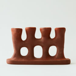 Four Stem Candle Holder in Natural