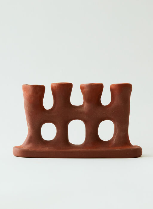Four Stem Candle Holder in Natural