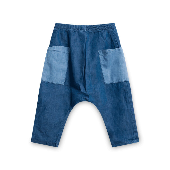 Bao Bab Patchwork Denim-Like Pants