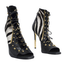 Balmain Fall Winter 2017 Zebra Heels