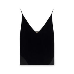 J Brand Lucy Velvet Camisole - Black
