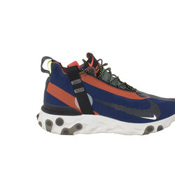 Nike Men's React Runner Mid WR ISPA Blue Void/Team Orange Synthetic