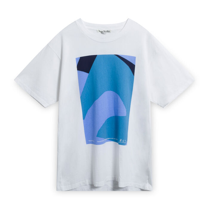 Acne Studios White Graphic Tee