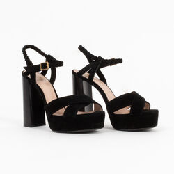 Lanvin Suede Platform Sandals