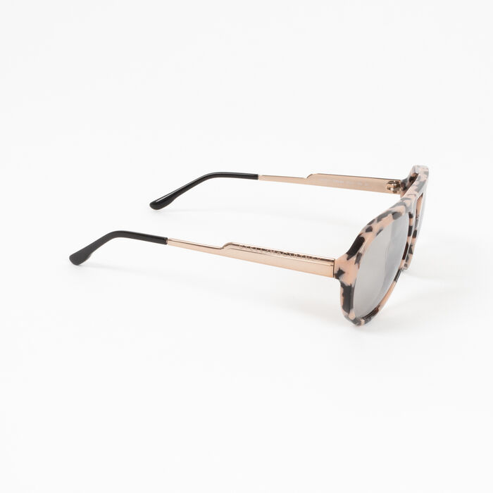 Stella McCartney Aviator Style Acetate Mirrored Sunglasses