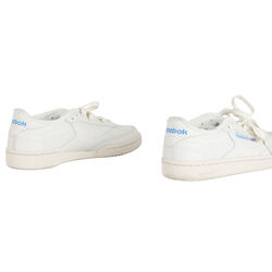 Reebok Club C 85 Sneaker- Cream/Baby Blue