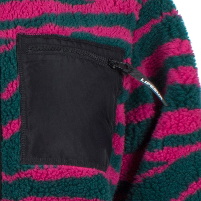 Lifesux Reversible Zipup Jacket - Acid Tiger
