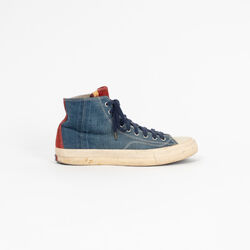 Visvim Denim & Suede Skagway High Tops