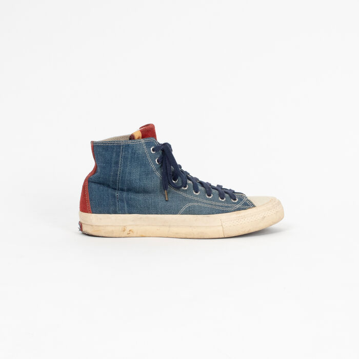 Visvim Denim & Suede Skagway High Tops