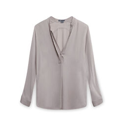Vince Relaxed Button Down Shirt - Taupe