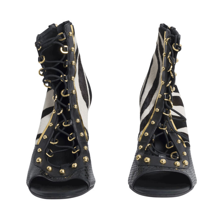 Balmain Fall Winter 2017 Zebra Heels