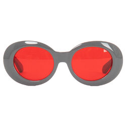Diminish Oval Sunglasses in Charcoal