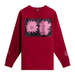 Daisies Crewneck by Chris Lloyd- Red
