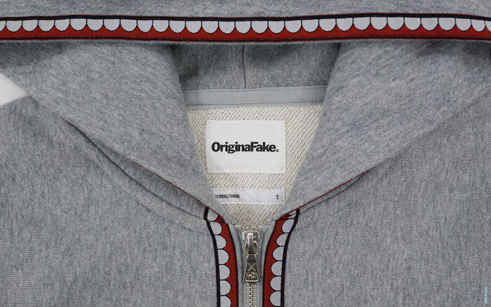 OriginalFake Final Season Chomper Lined Zip-Up Hoodie