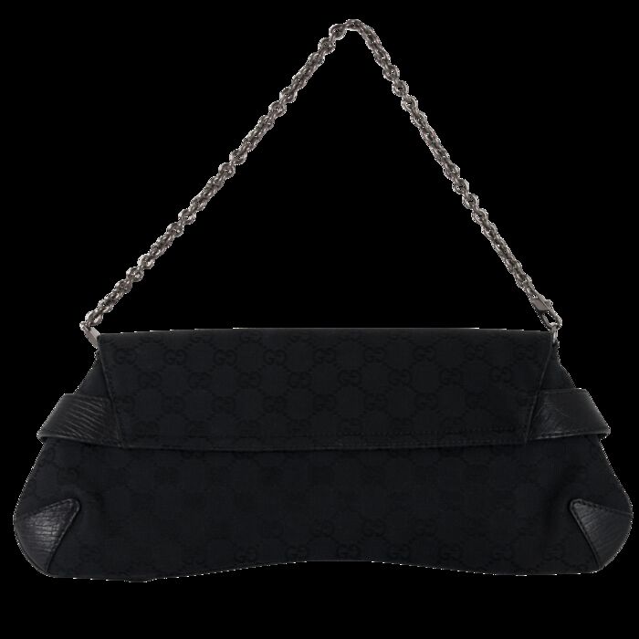 Gucci Monogram Horsebit Clutch