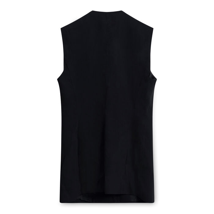 Vintage Wolford Wool Mini Dress - Black