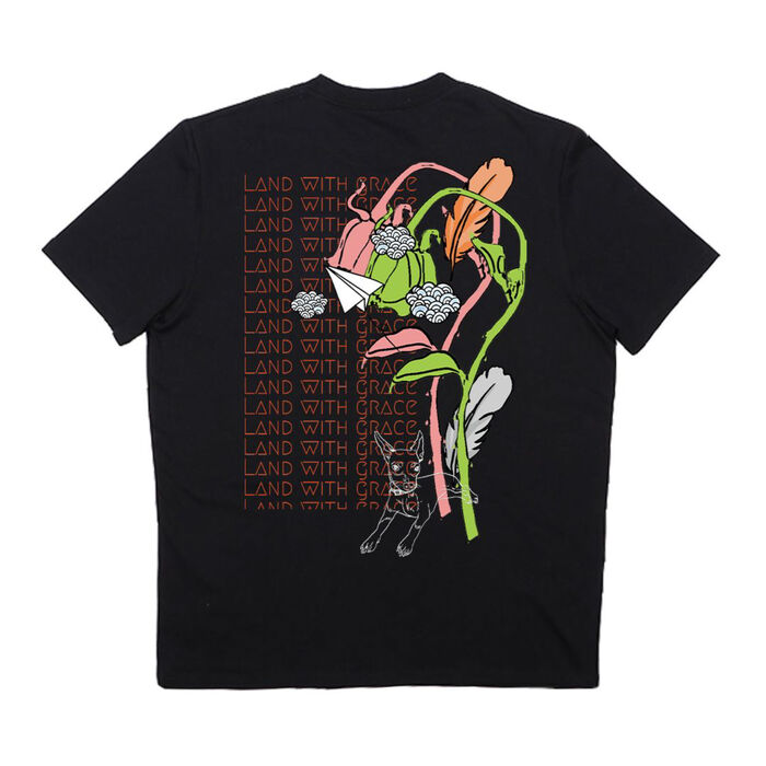 Tuff Bandit Black Land With Grace T-Shirt