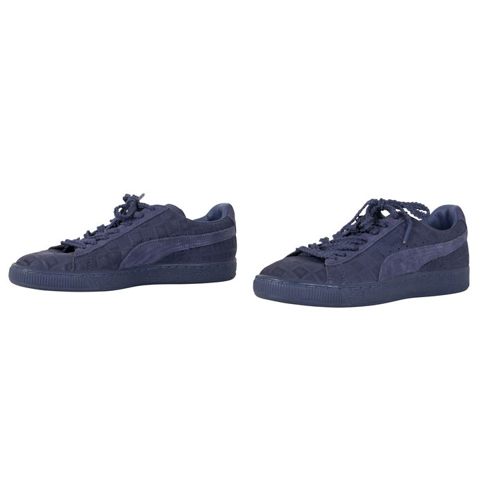 Puma Blue Suede Sneakers