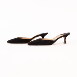 Manolo Blahnik Carolyne Backless Mules