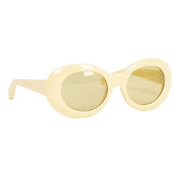 Diminish Oval Sunglasses in Yellow