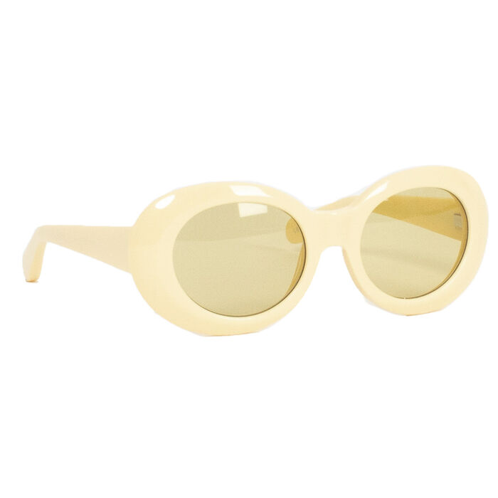 Diminish Oval Sunglasses in Yellow