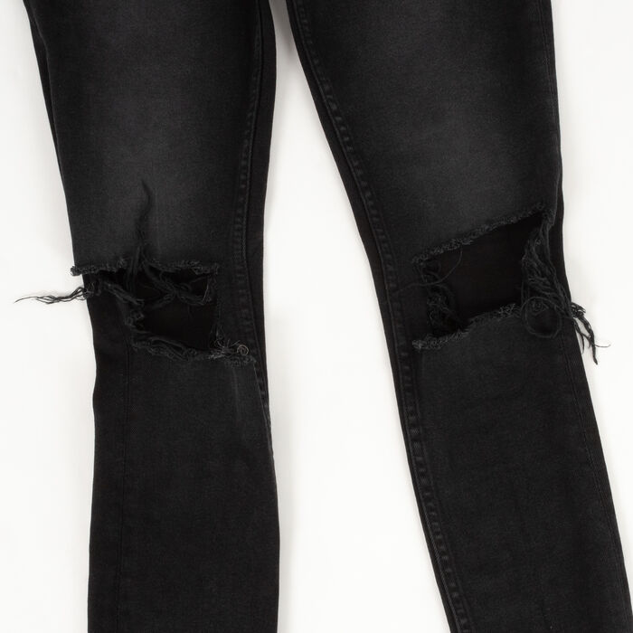 Cotton Citizen High Split Jean in Black